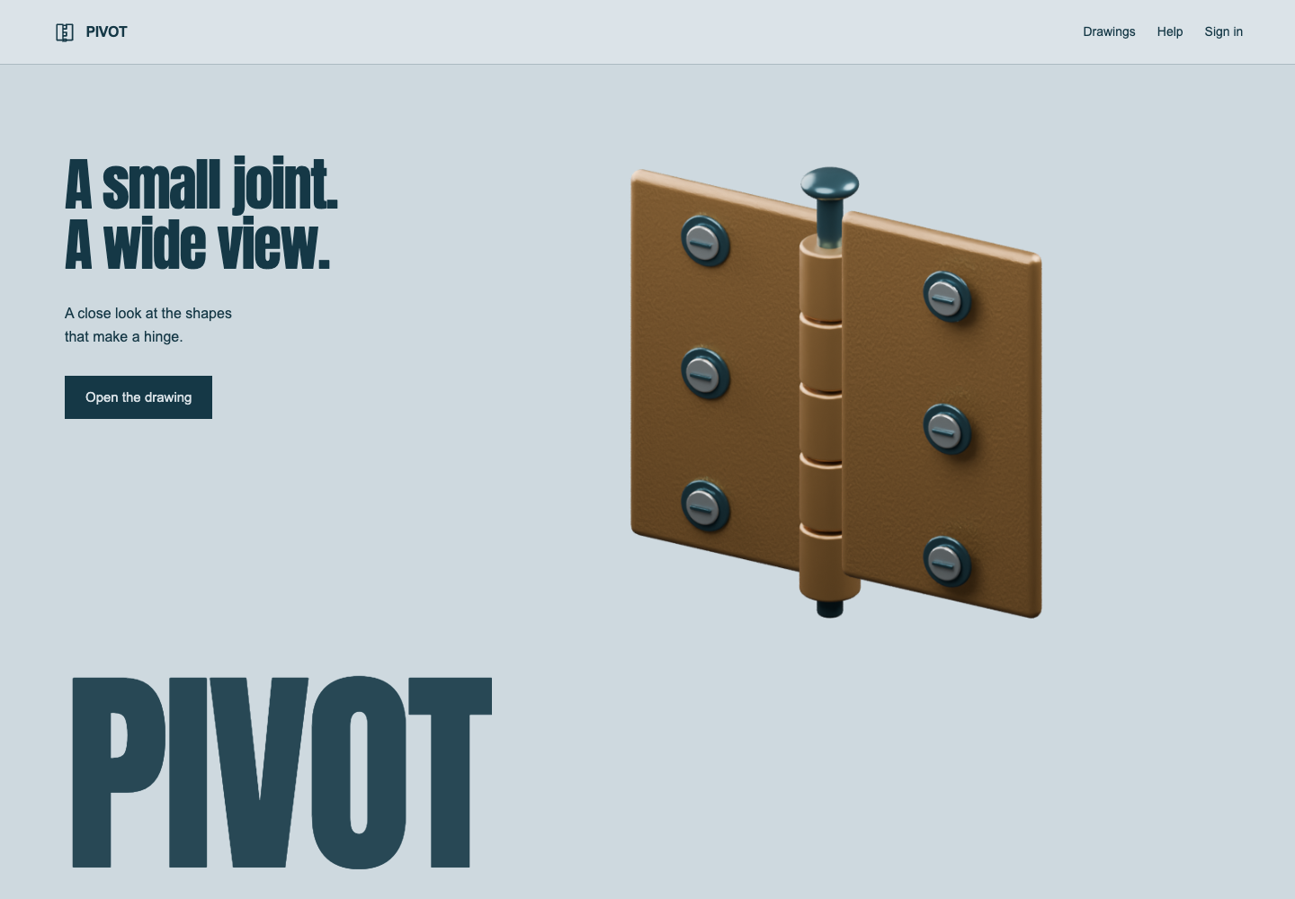 PIVOT实际网页画面
